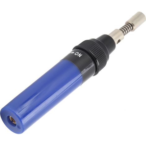 Fer à souder gaz rechargeable, pistolet butane pur portable 8 ml VA-100 bleu foncé, outil de soudure à main (1/5)