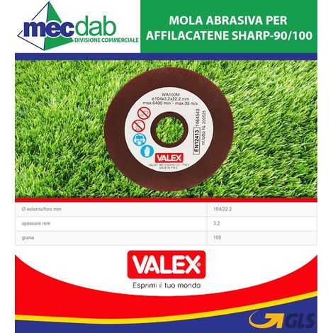 MOLA ABRASIVA AFFILACATENE SHARP 90 1464543 VALEX (1/2)