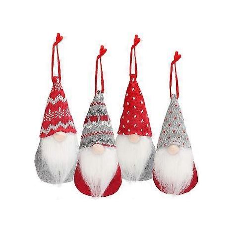 Skandinavische Weihnachtsmann-Dekoration, Glückswichtel aus strapazierfähigem Filzmaterial für Ihre weihnachtlichen Elemente, geeignet für den Weihnachtsbaum.
