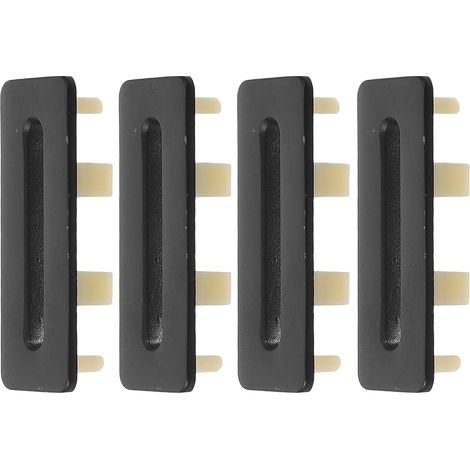 4 Pièces Bague Trop Plein Lavabo en Cuivre Noir (1/5)