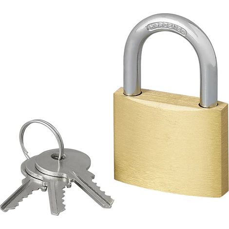 Cadenas proplus padlock 40 mm laiton 3 clés (1/5)