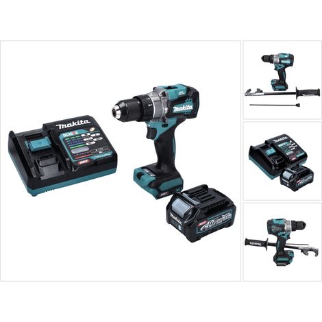 Makita HP 001 GD1 Akku Schlagbohrschrauber 40 V max. 140 Nm XGT Brushless + 1x Akku 2,5 Ah + Ladegerät (1/5)