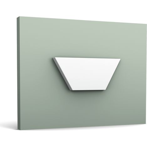 3D Rivestimento murale Orac Decor W101 MODERN TRAPEZIUM elemento decorativo design moderno bianco (1/4)