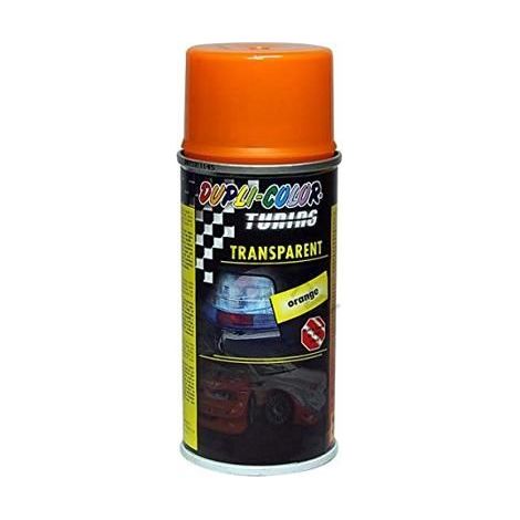 Duplicolor 674013 Peinture Tuning + Vernis Aérosol Universel, Transparent Orange, 150 ml