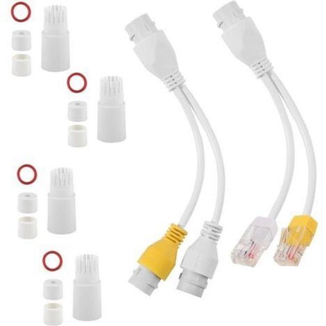 PoE Combiner and Splitter POE Splitter Adapter Power Supply for 2 IP Cameras with Only 1 Waterproof Plug Play Cable for Use with Reolink RLA-POECS1 PoE Cameras (1/5)