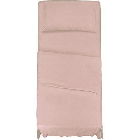 KLULK Set Lenzuola Completo Letto Singolo Rosa, Lenzuolo Sotto Con Angoli + Lenzuolo Sopra + Federa 100% Cotone (1/5)