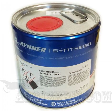Renner fc m003 2,5lt catalizzatore rapido vernici pu poliuretaniche