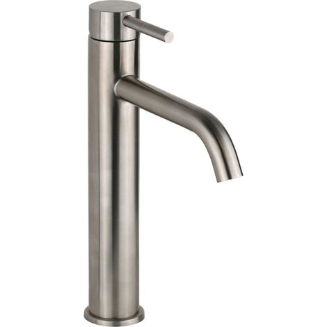 Hochwertiger Waschtischmischer aus Edelstahl ohne Ablaufgarnitur Mamoli Pico Inox 46160000000A  Rostfreier Stahl