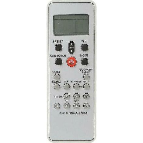 Télécommande universelle de remplacement pour climatiseur Toshiba WC-L03SE – Compatible, facile à configurer et livrée avec piles (1/3)