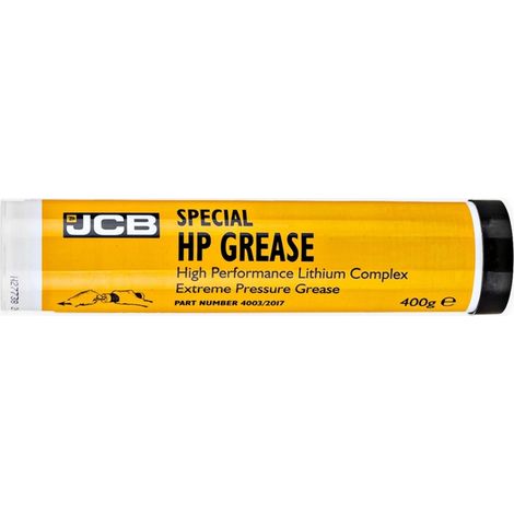 JCB Hochleistungsfett Lithium-HP Kartusche 400g für Fettpressen wasserbeständig (1/5)