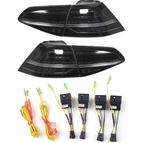 – Feux arrière LED dynamiques fumés pour MK7/7.5 GTD R 2013-2020 – Étanchéité IP67 – Installation plug and play – Haute luminosité