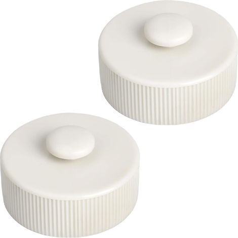 11044 Tapa de drenaje para piscina, paquete de 2  Para piscinas elevadas Intex, compatible con repuestos Intex, tapa de válvula (1/5)