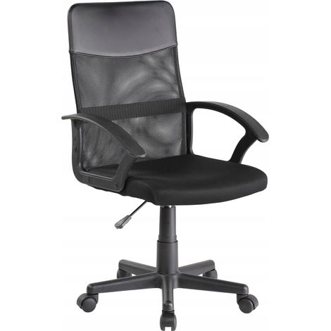 Sedia girevole QZY-68 nera (1/5)