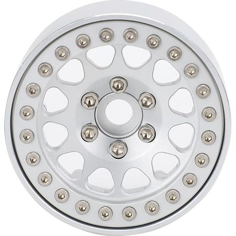 Pneu de Moyeu de Roue en Métal de Voiture sur Chenilles 1:10 RC pour SCX10 / SCX10II / 90046/90047, Alliage Métallique de qualité Supérieure, Facile à Installer pour Pelles sur Chenilles RC (1/4)