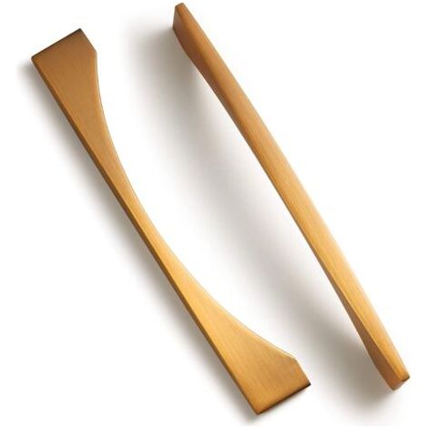 ZOLGINAH 6pcs Poignee de Meuble Cuisine Noir Poignée Porte Armoire Poigné Tiroire en T Bar poignée de porte (Hole distance 160mm, Café) (1/5)
