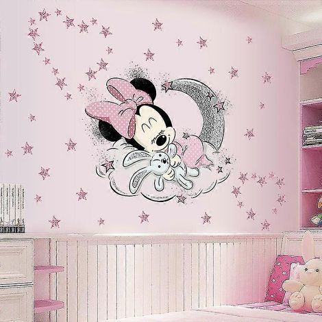 Stickers muraux Mickey XXL, Stickers muraux Minnie et Mickey, Stickers muraux Mickey pour enfants, Stickers muraux pour chambre de bébé, Stickers Mickey Mouse pour enfants (1/5)