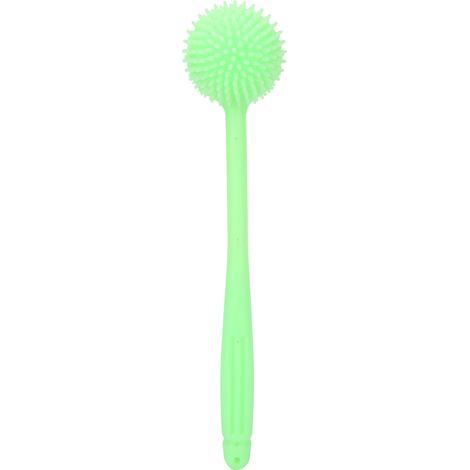 Marteau de massage multifonction long avec manche, soulageur de douleurs dorsales, vert, tenue à la main (1/5)