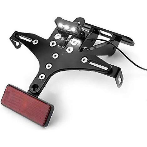 Support de plaque d'immatriculation réglable pour moto Yamaha T-max530 Tmax 530 Tmax530 2012-2016 avec suppression de garde-boue arrière à LED ( ) (1/5)