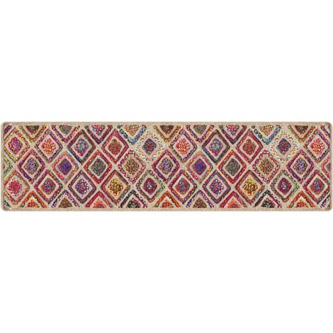 Maison Exclusive - Teppich Waschbar Mehrfarbig 80x300 cm