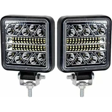 BR-Vie 102W Phare de Travail à LED 10200LM Feux de Recul Led 12v, Phare Led Projecteurs pour voiture, tracteur bateau, 12-24v camion, 2 pcs (1/4)
