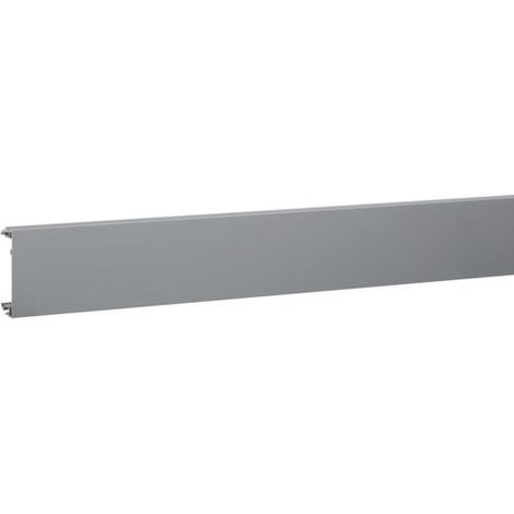 Couvercle pour goulotte queraz h54mm x p54mm L200mm 1 compartiment alu anodisé HAGER GBA452ALU