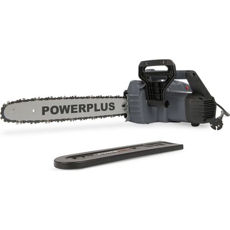 Powerplus Tronçonneuse Électrique POWEG10110 - Élagueuse Électrique de 2200 W, Guide de 400 mm, Lubrification Automatique de Chaîne, Outillage de Jardin (1/5)