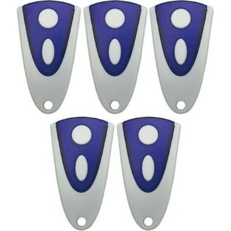 5 Stück Garagentor-Emetteur 433,92 MHz kompatibel mit Novoferm Novotron 502 MAX43-2 Novotron 512 MIX43-2 für Novotron 522 Novoferm MNHS433-2 (1/5)