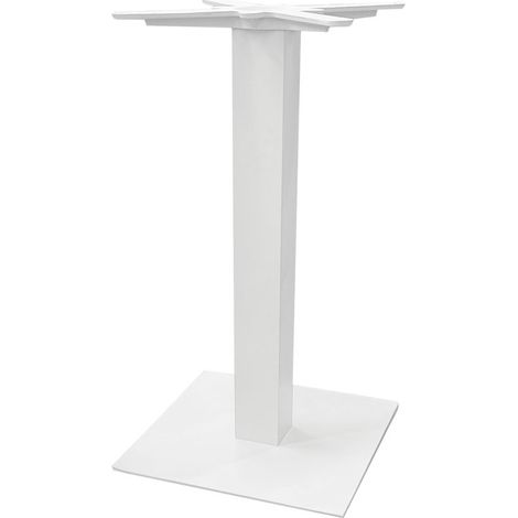 Basamento in alluminio, bianco 13 kg. Tavolo componibile. MALIGI HOME MG-MORGANA Bianco (1/2)