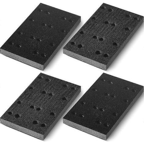 Lot de 4 plateaux de ponçage en mousse noire souple compatibles avec les ponceuses Festool RS400 et LS130