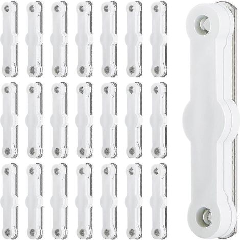 Aimants pour moustiquaires, lot de 22 bandes magnétiques auto-adhésives, aimants permanents (1/5)