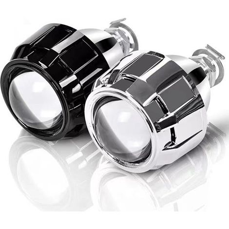 1 Paar linksgelenkte 2,5-Zoll-Visteon-Bi-Xenon-HID-Hochleistungs-Fokussierlinsen, universelle zerstörungsfreie Modifikation (1/4)