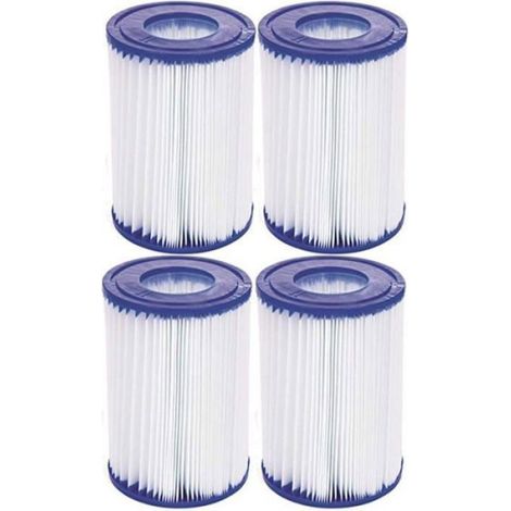 Cartouches de filtration pour Pompe Piscine - Type 2 FD2137 - Couleur blanche (1/4)