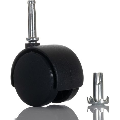 Roulettes industrielles Pivotante RS PRO, Diam 50mm, 50kg ( Prix pour Paquet de 4 )