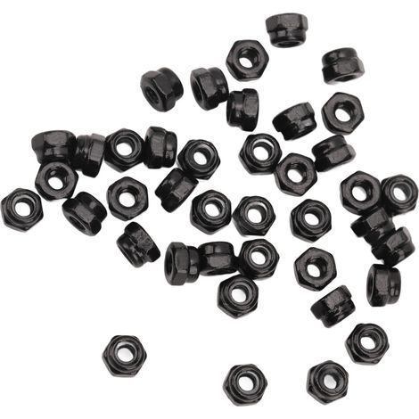 Convient aux jeux de 40 écrous de blocage hexagonaux en fer M2.5, pour voitures mini crawler 1/18. (1/2)