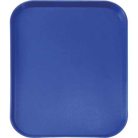 HENDI Vassoio da portata, piccolo, rettangolare, multiuso, vassoio da servizio, da cucina, per fast food, per servire cibo e bevande, 265x345x(H)20mm, marrone, polipropilene (1/4)