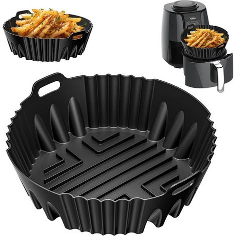 1 Moule Air Fryer Compatible Ninja AF160EU 5,2L Cosori 4,7L Accessoire Anti-adhésif Résistant 200°C Pour Cuisine (1/5)