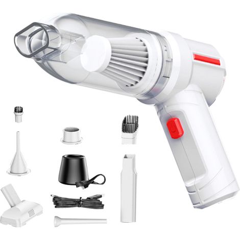 Aspirateur sans fil portatif, aspirateur de maison 3 en 1, machine de gonflage puissante, collecteur multifonction pour usage sec et humide (1/5)