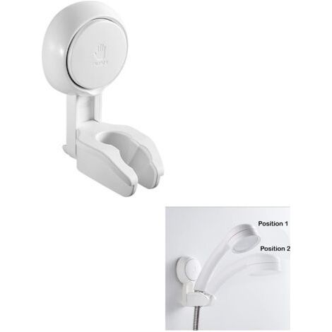 Support de Douchette Ventouse Reglable Sans Percage, Support de Douche Support de Pommeau de Douche