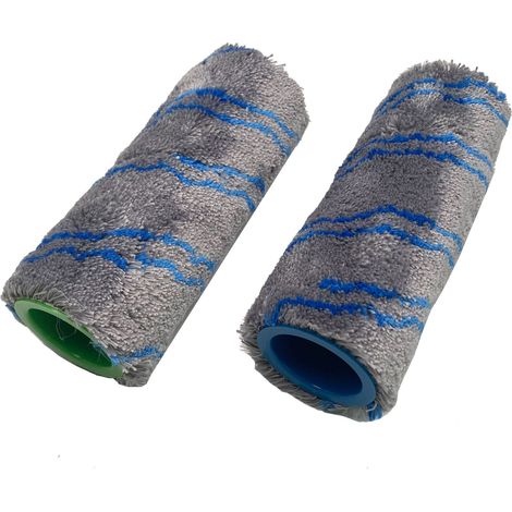 Wartungszubehör für Kärcher Dampfreiniger - 1 Paar hochwertige graublaue Walzenbürsten