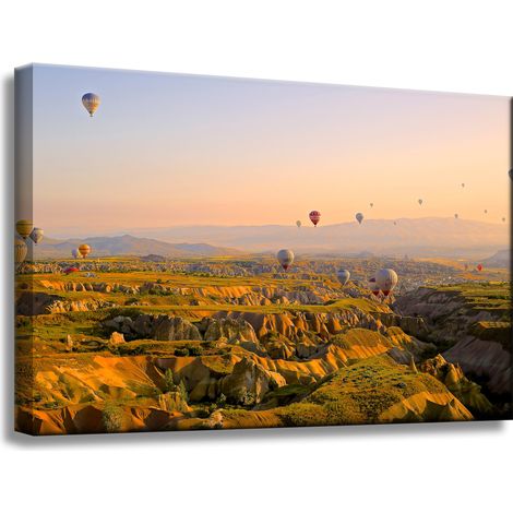 Leinwanddruck Natur Ballonfahrt Türkei 60x40
