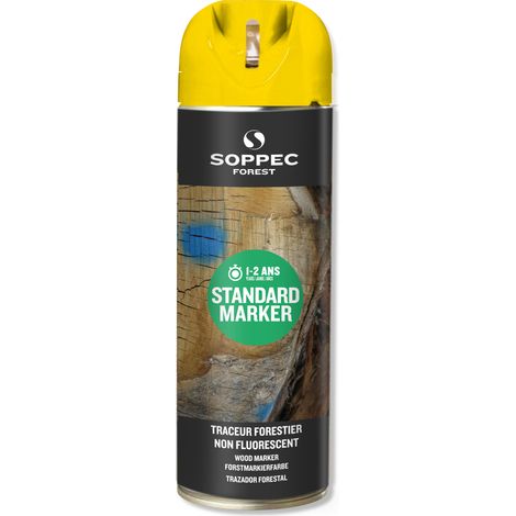 Spraydose - Forstmarkierer nicht fluoreszierend gelb 1-2 Jahre standard marker SOPPEC - 131902o