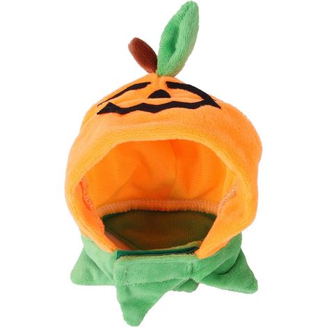 Chapeau de déguisement citrouille pour animaux de compagnie, accessoires de costume élégants, matières chaudes (1/4)