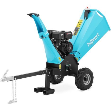 Broyeur de branche thermique - hillvert - Coupe : ø120 mm max - 3600 tr/min - 15 Ch (9000W) (1/5)