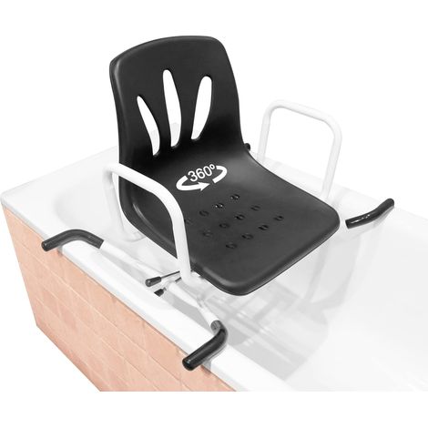 Siège Baignoire Adulte Pivotant 360°, Chaise Antidérapante (1/5)