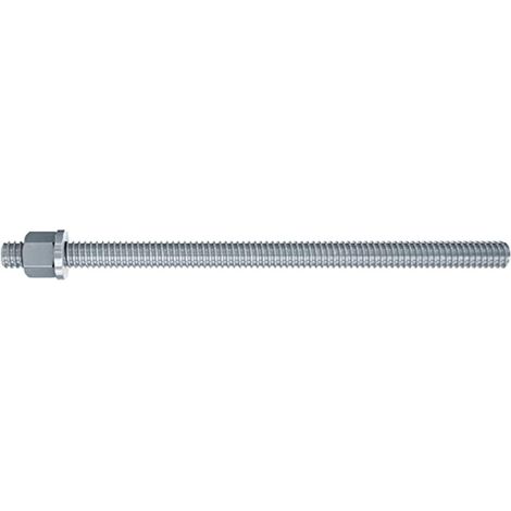 Fischer  10x  barra  di  ancoraggio  FIS  A  M  16  x  200  mm,  zincata  galvanicamente,  acciaio  grado  5.8  -  90289.