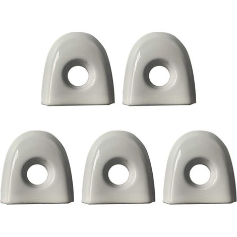 5 cubiertas para cerradura de puerta de coche con orificio para llave para Nissan Juke y Micra Drivers 806441KK0D Accesorios para coche Blanco (1/4)