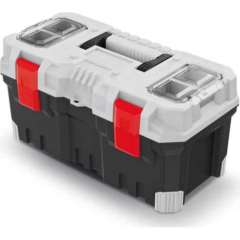 Kistenberg Werkzeugkiste Werkzeugkasten Werkzeugbox Toolbox aus Kunststoff leer, Version: KTIP5530-3020 554 x 286 x 276 (1/5)