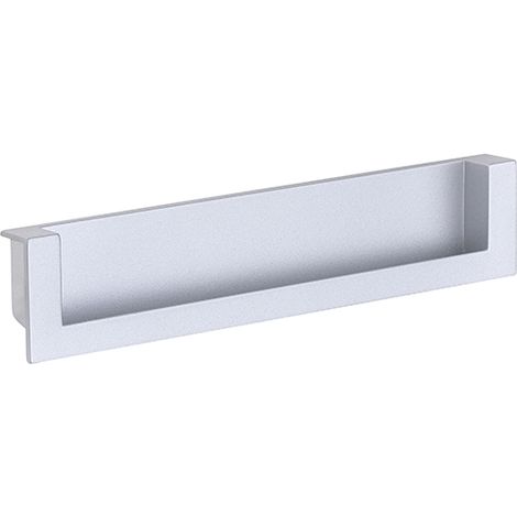 Maniglia per mobili in argento Orinoco 128 + viti SANS MARQUE