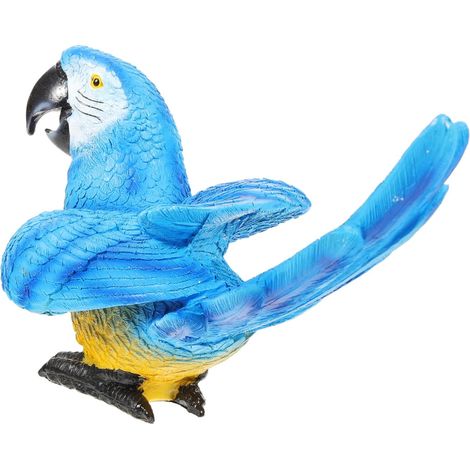 Deko Statue aus Kunstharz Realistische Vogelfigur für Garten