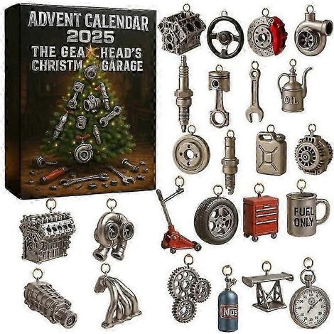 Calendrier de l'Avent 2025 : Le garage de Noël du passionné de mécanique (1/2)